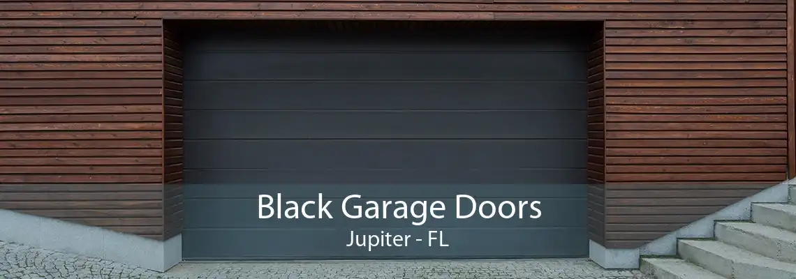 Black Garage Doors Jupiter - FL