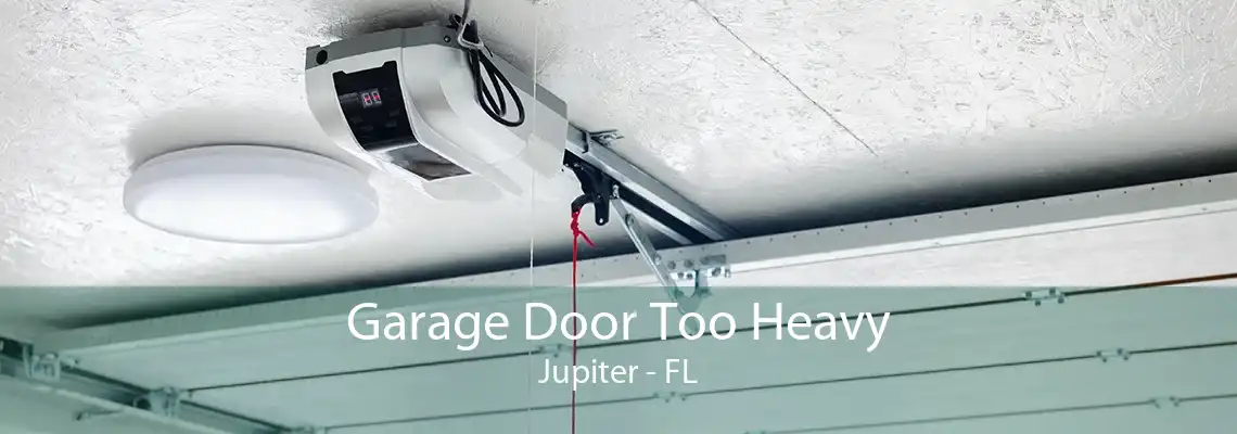 Garage Door Too Heavy Jupiter - FL